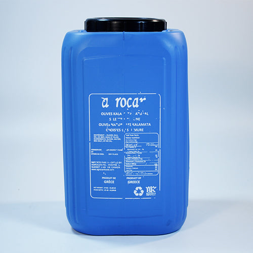 PITTED LARGE OLIVES KALAMATA -AGROCAN 20L (CODE: 80231)