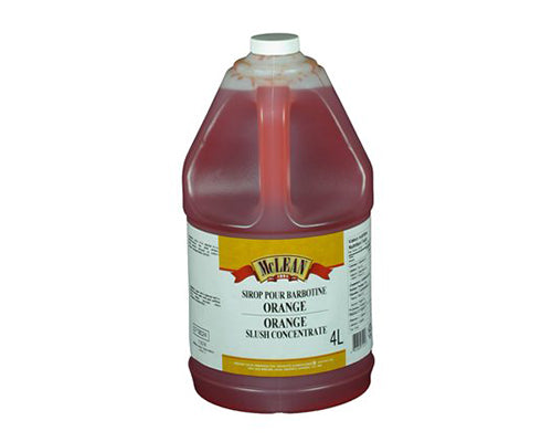 ORANGE CONCENTRATED SLUSH - MCLEAN 4 litres