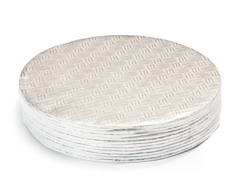 10'' ROUND SILVER CAKE BOARD 12 units