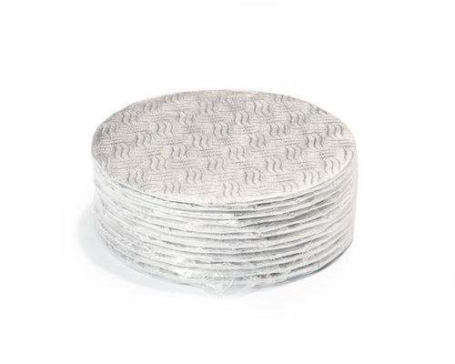 6'' ROUND SILVER CAKE BOARD 12 units
