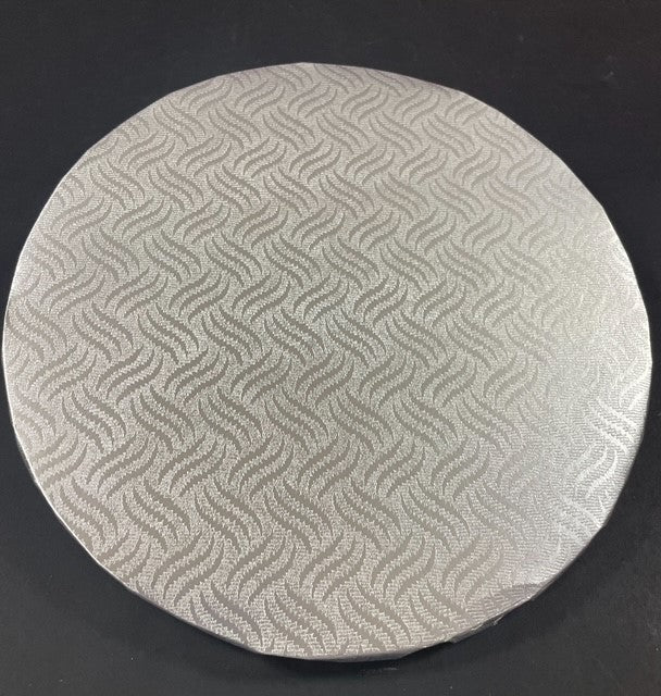 9'' ROUND SILVER CAKE BOARD 1/4 - 6 units