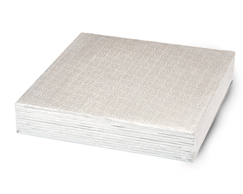 10'' SQUARE SILVER CAKE BOARD 12 units