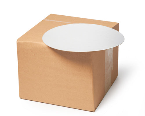 SILVER 28 PTS THIN CAKE BOARD 10 ROUND 250 units