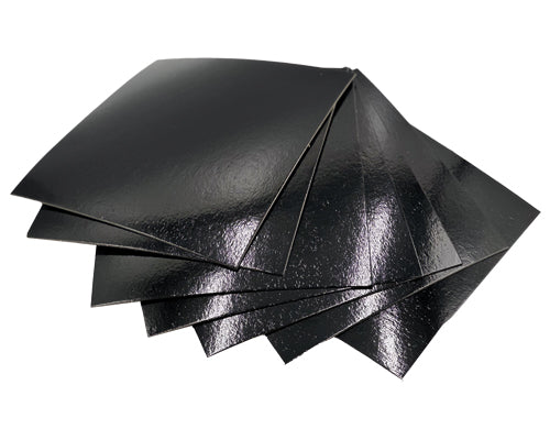 9X9 SQUARE WHITE / BLACK BOARDS / 100 un