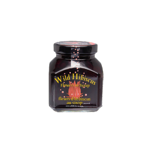 HIBISCUS FLOWERS IN SYRUP (11 FLOWERS) 250 g