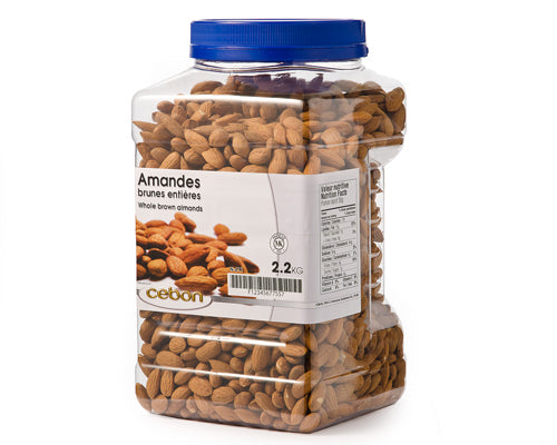 WHOLE BROWN ALMOND - CEBON 2.2 kg