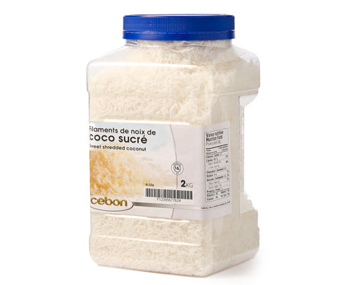 SHREDDED AND SWEET WHITE COCONUT - CEBON 2 kg