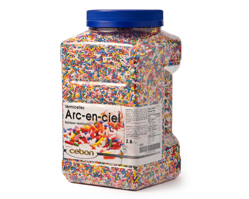 RAINBOW SPRINKLES - 2.8 kg