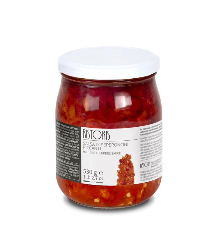HOT CHILI PEPPERS SAUCE - RISTORIS 530 g