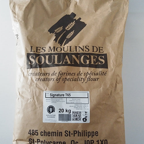 SIGNATURE FLOUR T65 - LES MOULINS DE SOULANGES - 20kg