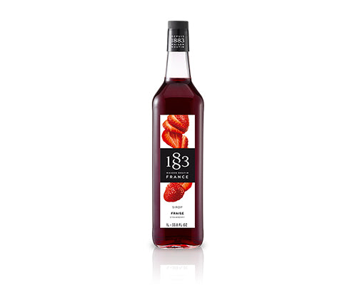 STRAWBERRY FLAVORED SYRUP 1883 - MAISON ROUTIN - 1 L