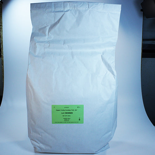 ORGANIC P100 TEXSOY CRUMBLES 20 lbs - 9.072 kg