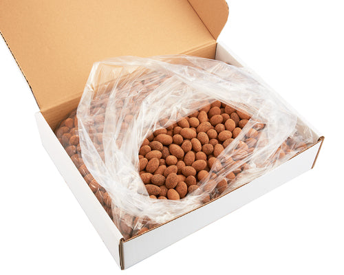 DARK CHOCOLATE ALMOND COATED WITH CACAO - CEVANA - 4 kg