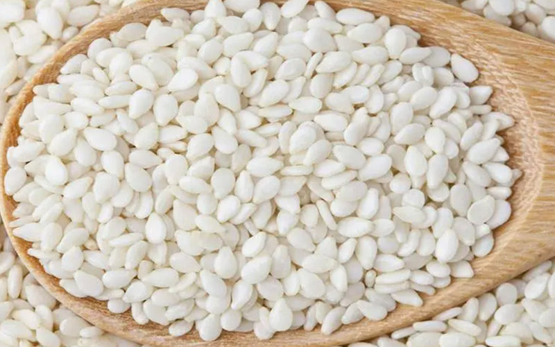 HULLED SESAME SEEDS FROM INDIA 99.98% PURITY - 50 lbs - 22.68 kg