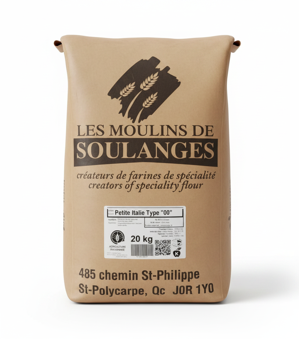PETITE ITALIE TYPE 00 FLOUR FOR PIZZA - LES MOULINS DE SOULANGES - 20kg
