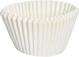 WHITE MUFFIN MOLDS 8-30 (3.5 x 1.5 x 1) - 5000 units