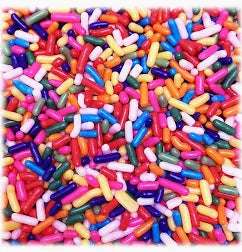 RAINBOW SPRINKLES No. 659114 - 25 lbs 11.34 kg