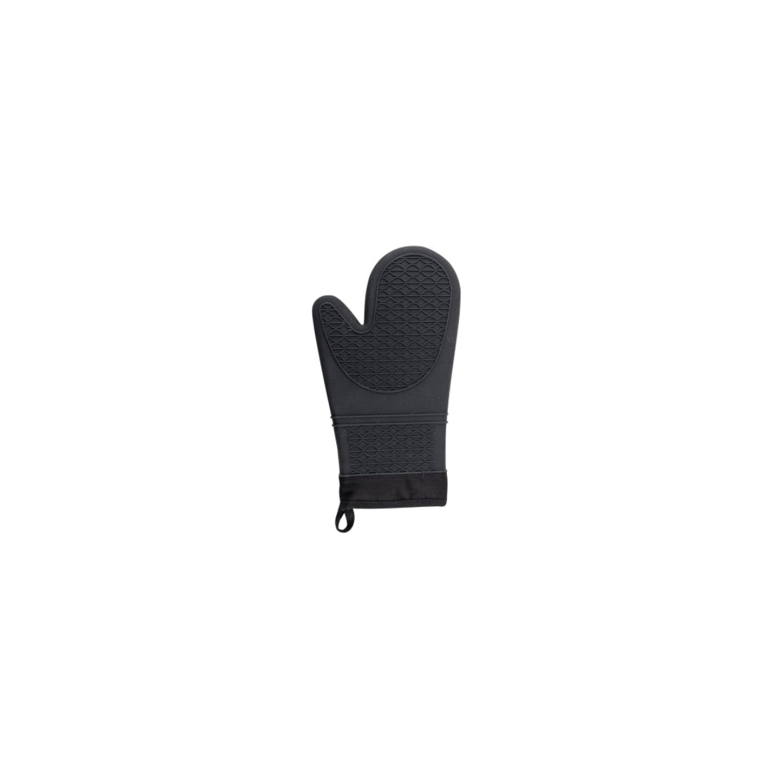 COOL TOUCH SILICONE OVEN MITT BLACK 15''