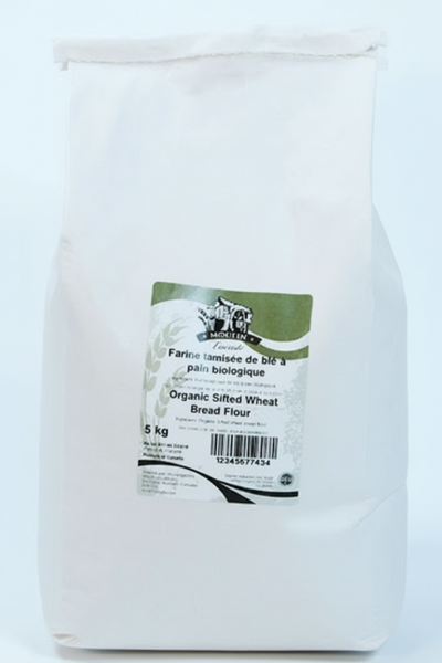 ORGANIC WHOLE WHEAT FLOUR - MOULIN LACOSTE - 5kg