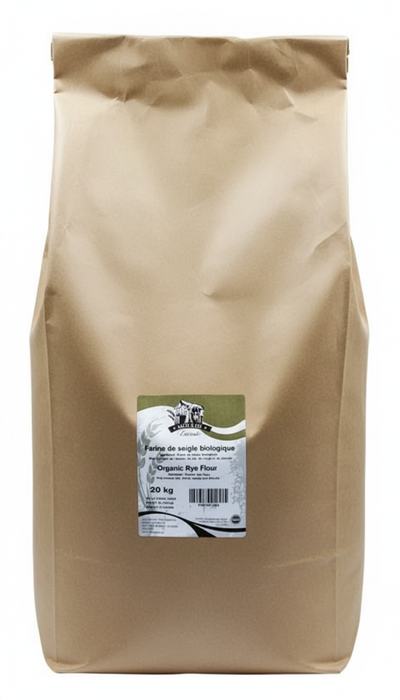 ORGANIC RYE FLOUR - MOULIN LACOSTE - 20kg