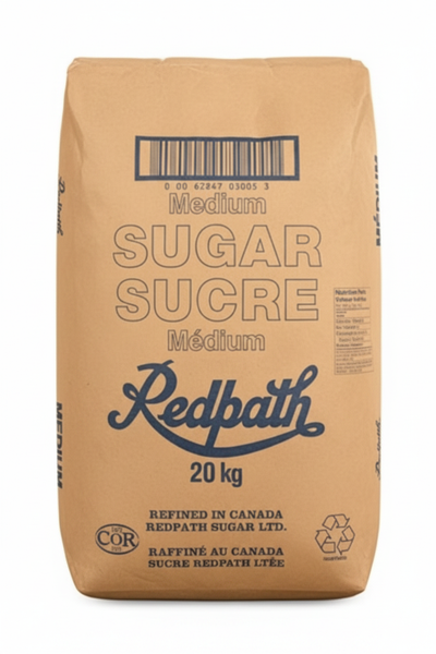 SUCRE CRISTALLISÉ MOYEN – REDPATH – 20 kg