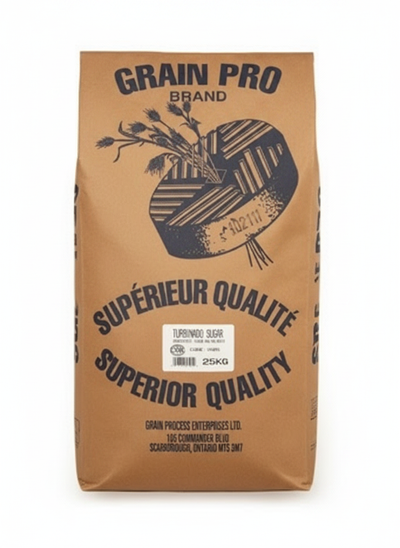 MEDIUM TURBINADO SUGAR  - 25 kg