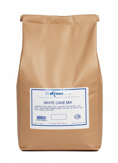WHITE CAKE MIX GLUTEN FREE - MIMAC 10 kg