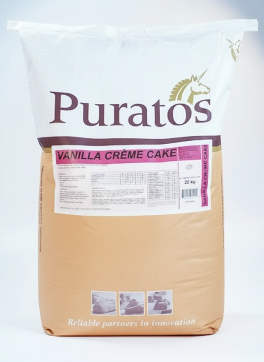 MÉLANGE POUR GÂTEAU CRÈME VANILLE - PURATOS - 20 KG