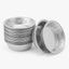 Aluminium 5 inch pot pie tins case of 750 - Stobia