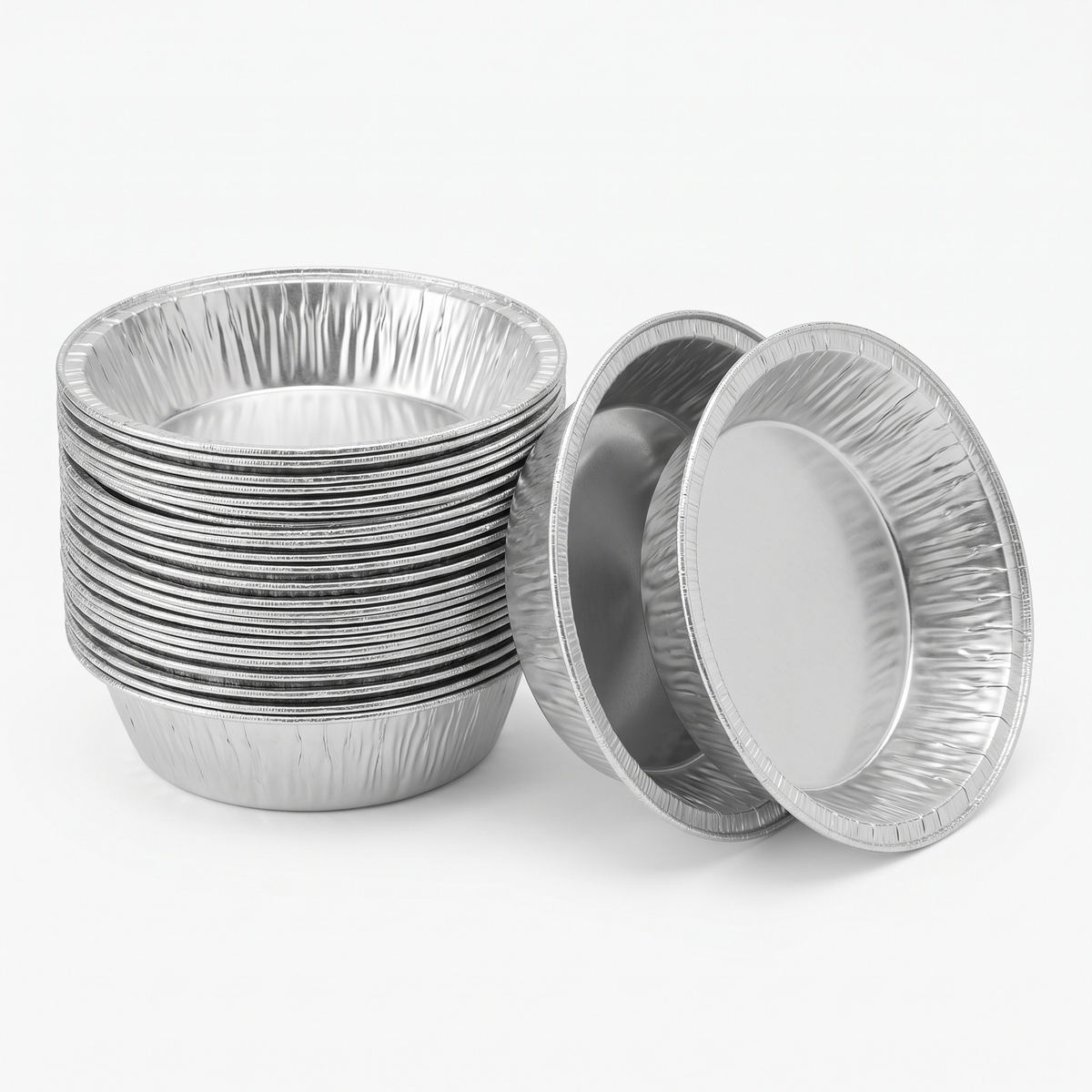 Aluminium 5 inch pot pie tins case of 750 - Stobia