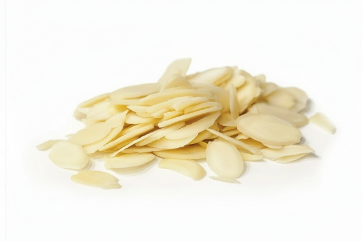 BLANCHED REGULAR SLICED  ALMONDS - BLUE DIAMOND 25 lbs - 11.34 kg