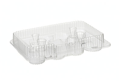 MINI MUFFIN(12) CONTAINER CLEAR OPS 500 units