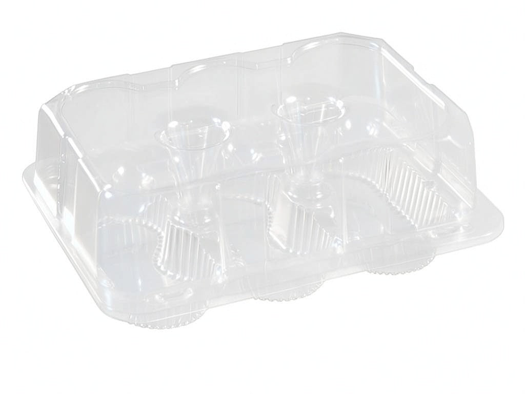 6 CAVITY SMOOTH WALL CONTAINER  87/8 x 6 13/16 x 3 7/16 100 units