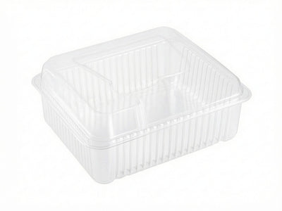 CONTAINER PL. 5 3/8 x 5 9/16 x 2 5/16 DOME 600 units