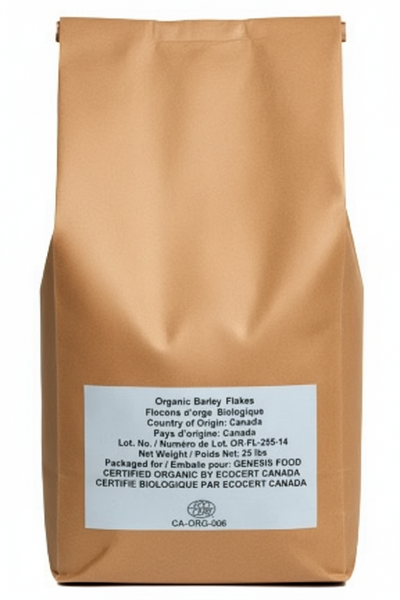 ORGANIC BARLEY FLAKES - LES MOISSONS DORÉES - 11.34kg