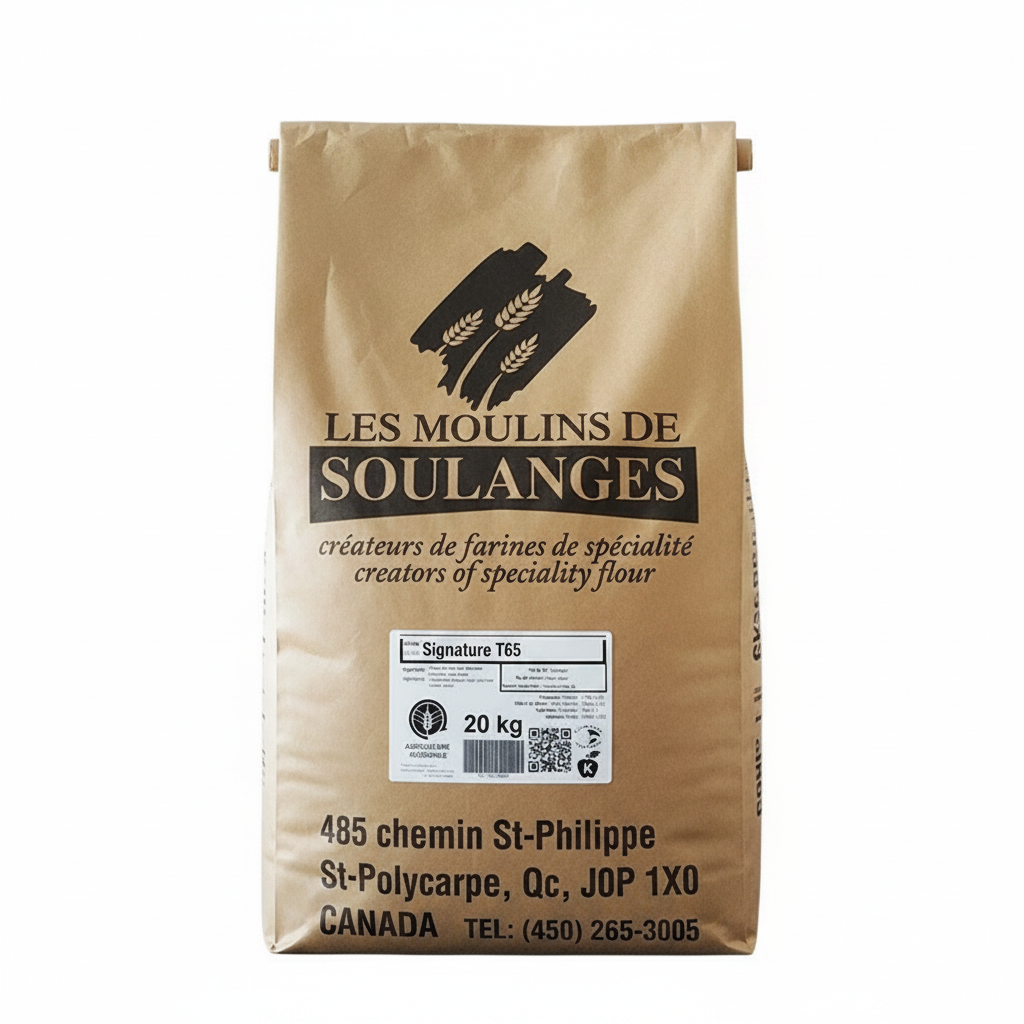 FARINE SIGNATURE T65 – LES MOULINS DE SOULANGES – 20 kg