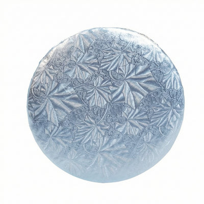 8'' ROUND SILVER CAKE BOARD 1/2 -  6 units