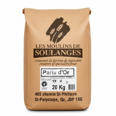 FLOUR LA PARIS D'OR - LES MOULINS DE SOULANGES - 20kg