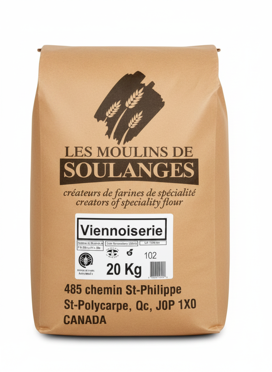 VIENNOISERIE FLOUR - LES MOULINS DE SOULANGES - 20 kg