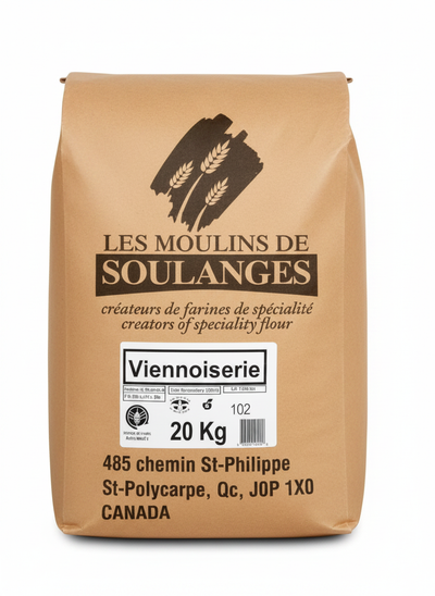VIENNOISERIE FLOUR - LES MOULINS DE SOULANGES - 20 kg