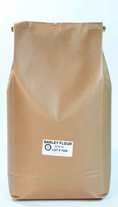 WHOLE GRAIN BARLEY FLOUR - PORT ROYAL MILLS - 50lbs 22.68kg