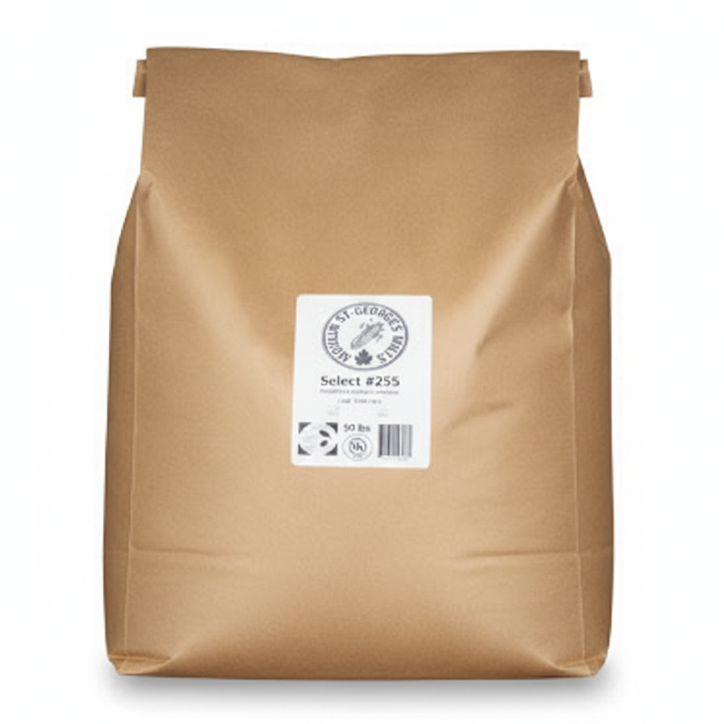 DEGERMED YELLOW CORN MEAL SELECT NO.255 - MOULIN ST-GEORGES - 50lbs 22.68kg