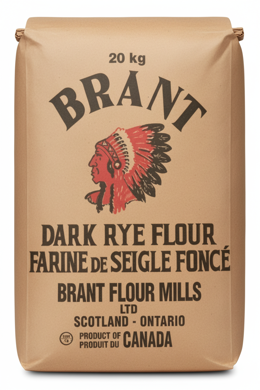 DARK RYE FLOUR - BRANT - 20kg