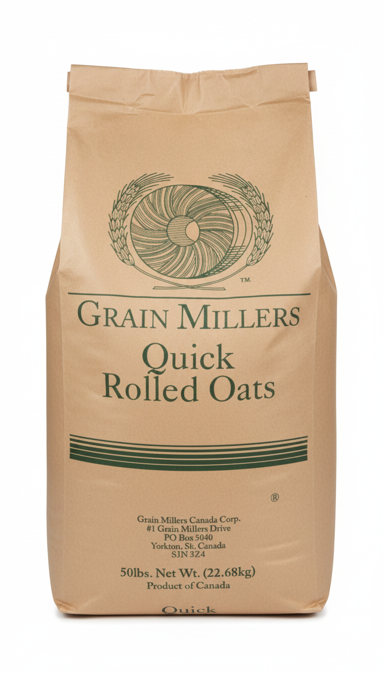 QUICK ROLLED OATS NO 21 GLUTEN FREE - 22.68 kg
