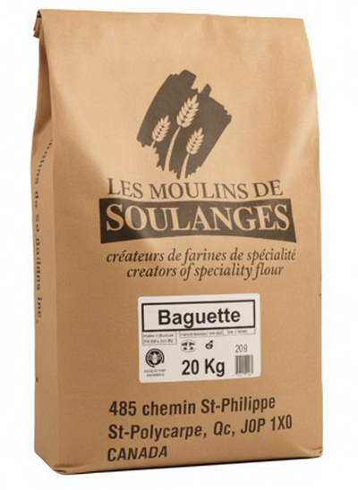 BAGUETTE FLOUR - LES MOULINS DE SOULANGES - 20kg