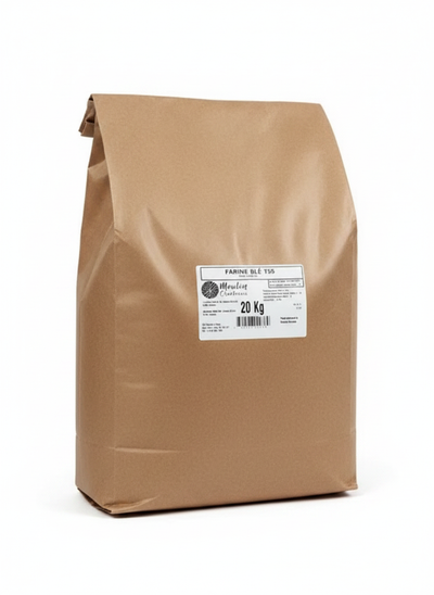 FARINE DE BLÉ T55 - MOULIN DE CHARLEVOIX - 20 KG