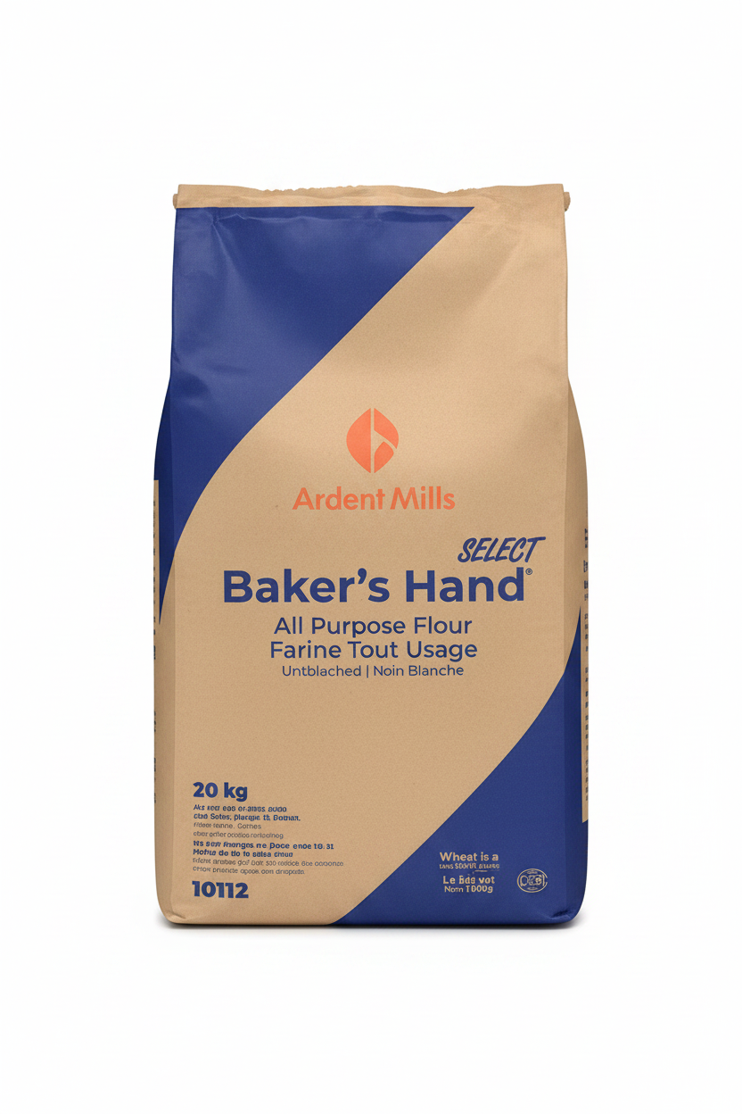 FARINE TOUT USAGE NON BLANCHIE ET ​​NON TRAITÉE - BAKER'S HAND - 20kg