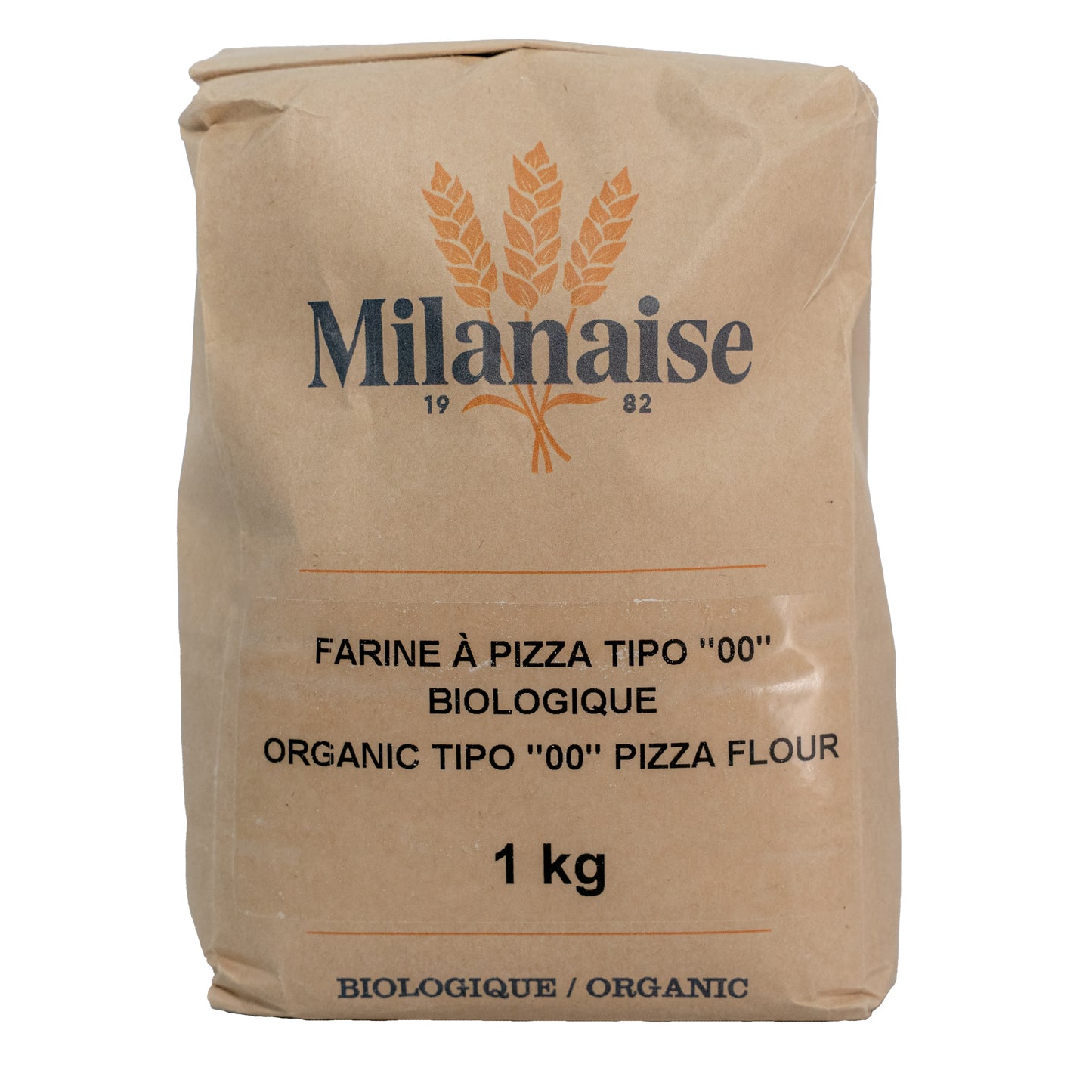 ORGANIC PIZZA FLOUR TIPO ''00'' - MILANAISE 1KG