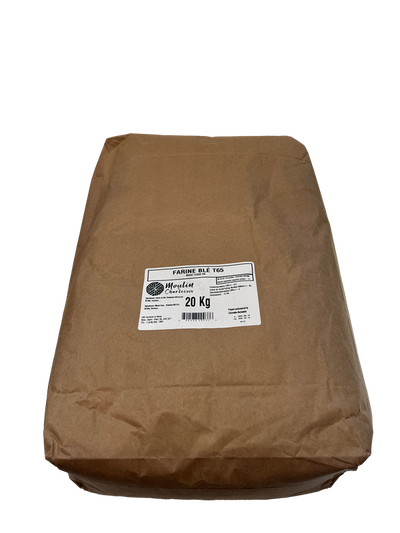 T65 WHEAT FLOUR - MOULIN DE CHARLEVOIX - 20 kg