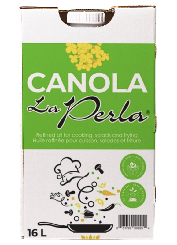 HUILE DE CANOLA LA PERLA 16 litres